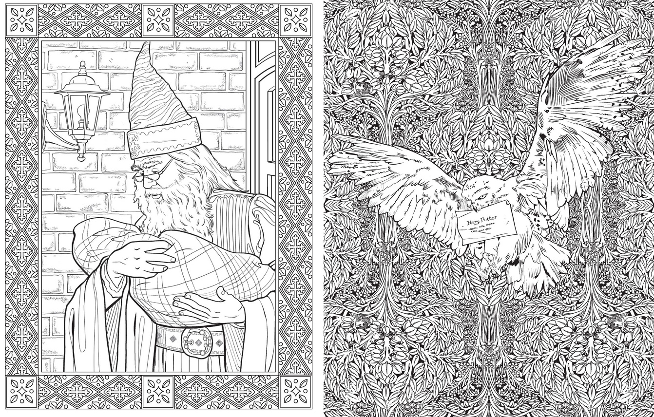 Harry Potter Colouring Book ( Imagem 4 de 4 ) - Preview