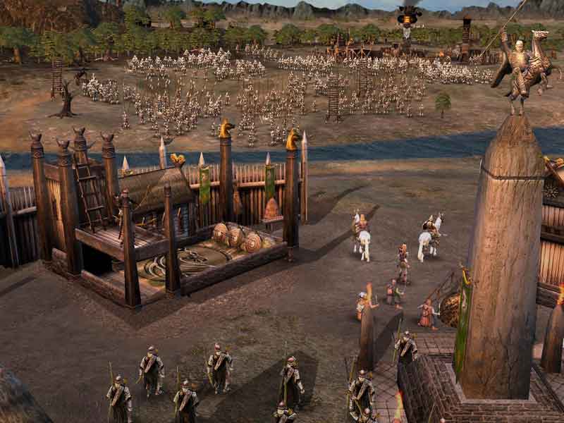 Jeu PC Le Seigneur Des Annees : La Bataille Pour La Terre Du Milieu II - Version Portugaise - Bon état