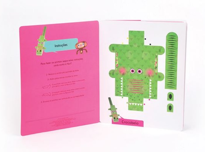 Brinquedos de Papel  - Animais ( Imagem 2 de 3 ) - Preview