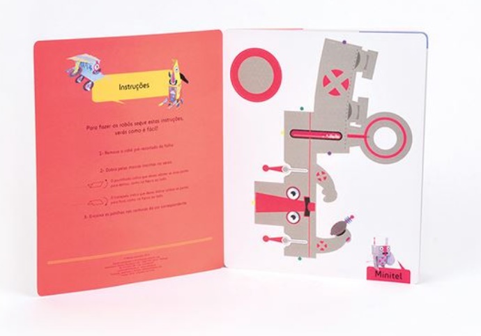 Brinquedos de Papel - Robôs ( Imagem 2 de 3 ) - Preview