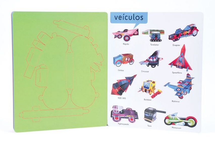 Brinquedos de papel - Veículos ( Imagem 3 de 3 ) - Preview
