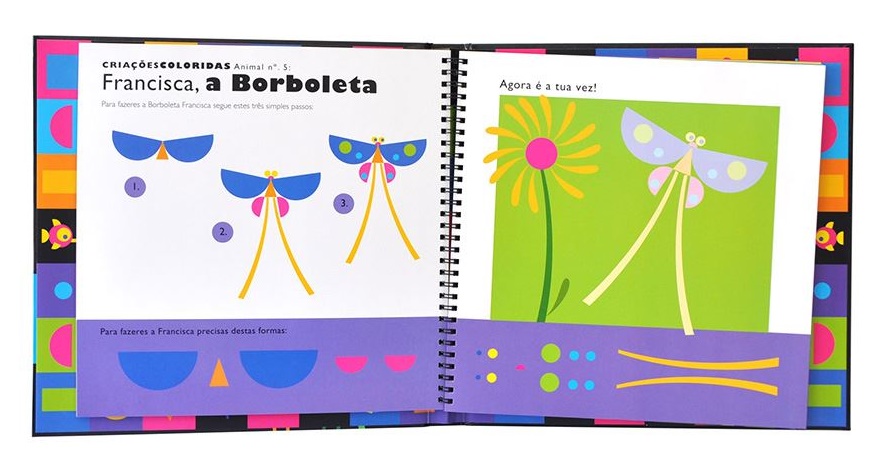 Livro 3D - Criações Coloridas Animais ( Imagem 2 de 2 ) - Preview