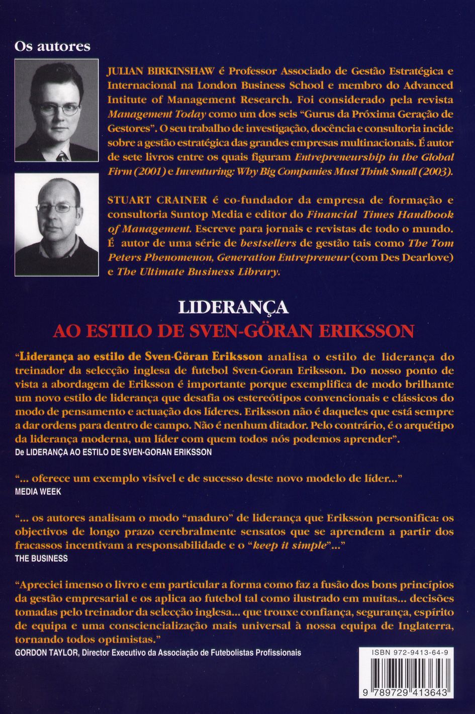 Liderança ao Estilo de Sven-Goran Eriksson ( Imagem 2 de 2 ) - Preview