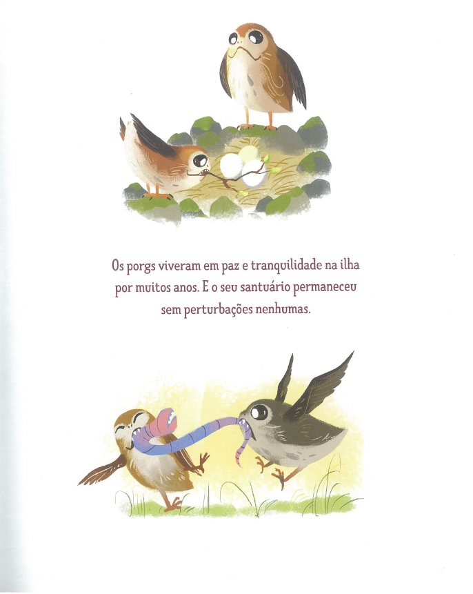 Star Wars - Chewie e os Porgs ( Imagem 3 de 4 ) - Preview