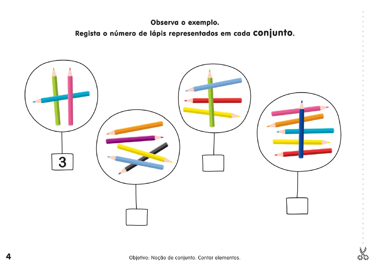 Livro de Fichas Pré-Escolar - 4 e 5 Anos ( Imagem 4 de 4 ) - Preview