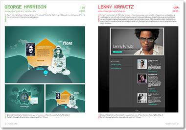 Web Design: Music Sites ( Imagem 2 de 3 ) - Preview