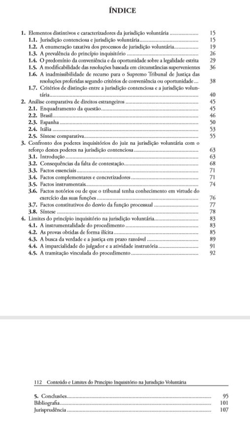 Conteúdo e Limites do Princípio Inquisitório na Jurisdição Voluntária ( Imagem 2 de 2 ) - Preview