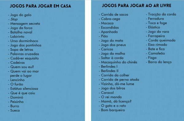 Os jogos