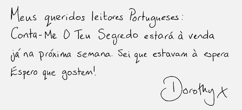 Conta-me o teu segredo ( Imagem 2 de 2 ) - Preview