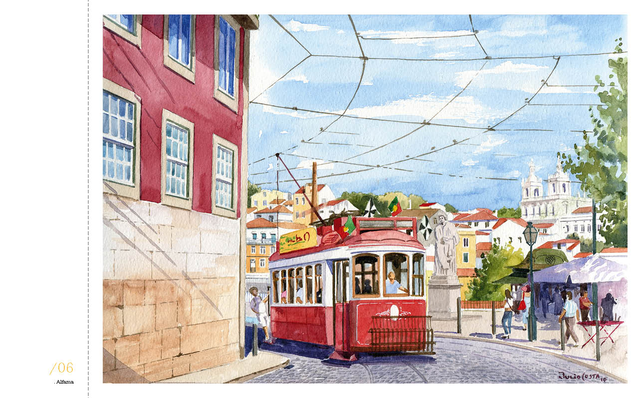 Lisboa em Aguarela | Lisboa in Watercolour ( Imagem 3 de 4 ) - Preview