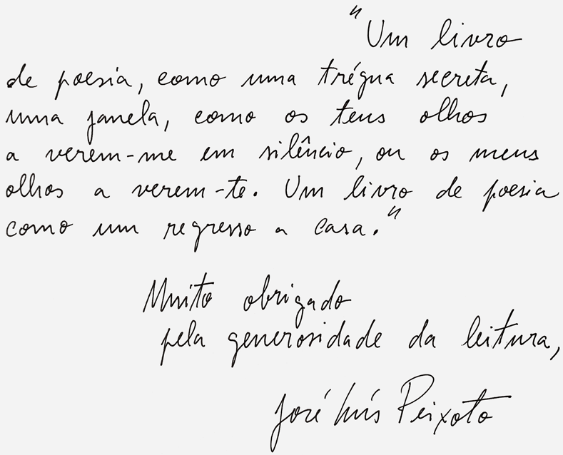 Mensagem do autor