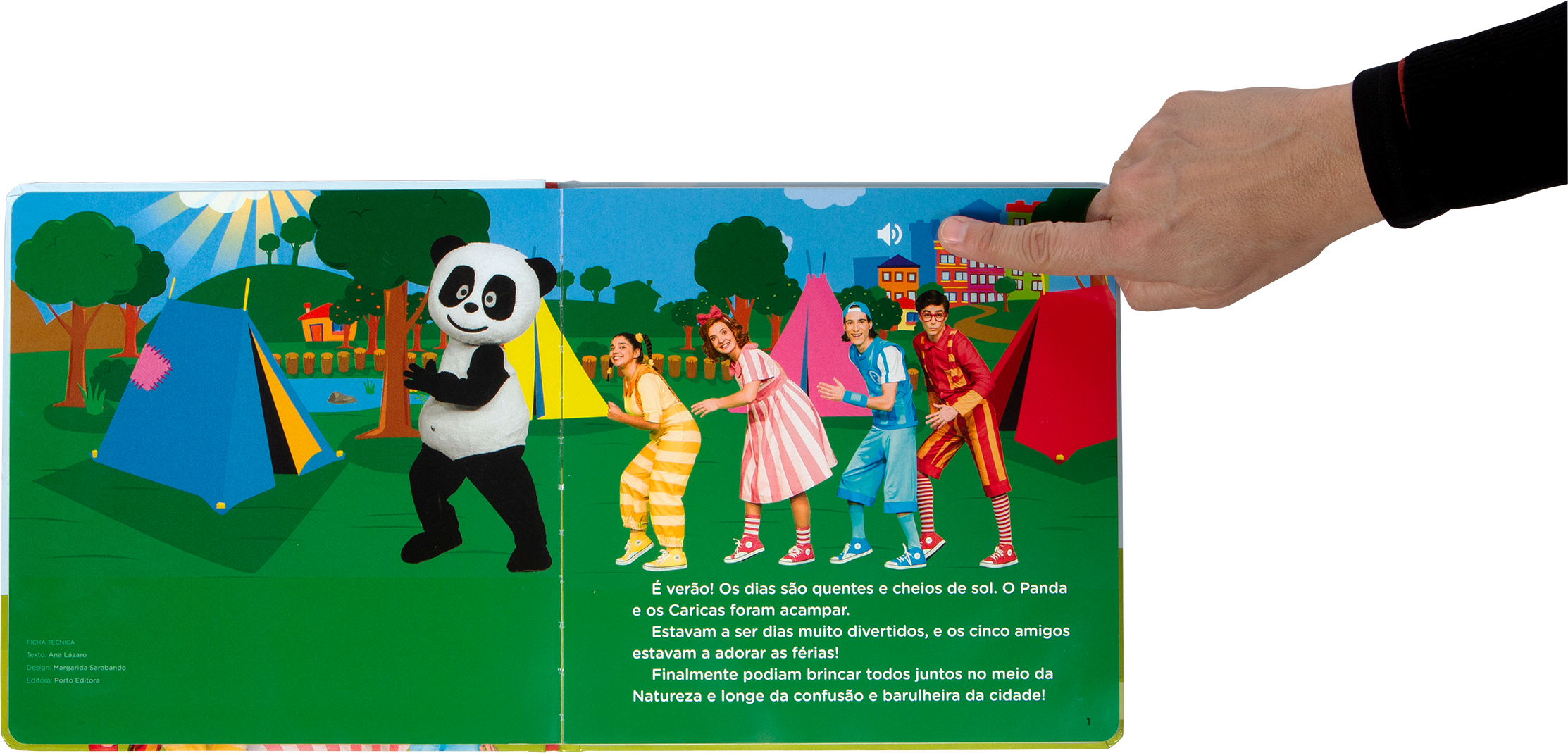 Panda e os Caricas - Os instrumentos musicais - História com sons