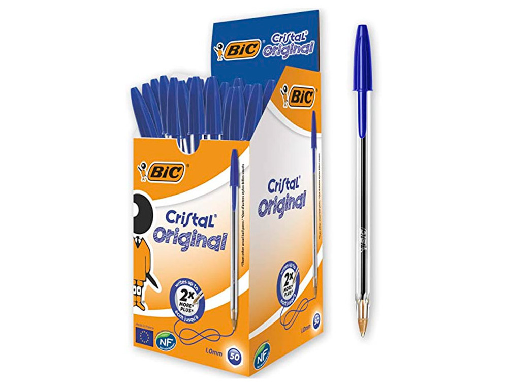 Esferográfica BIC CRISTAL azul ( Imagem 5 de 6 ) - Preview