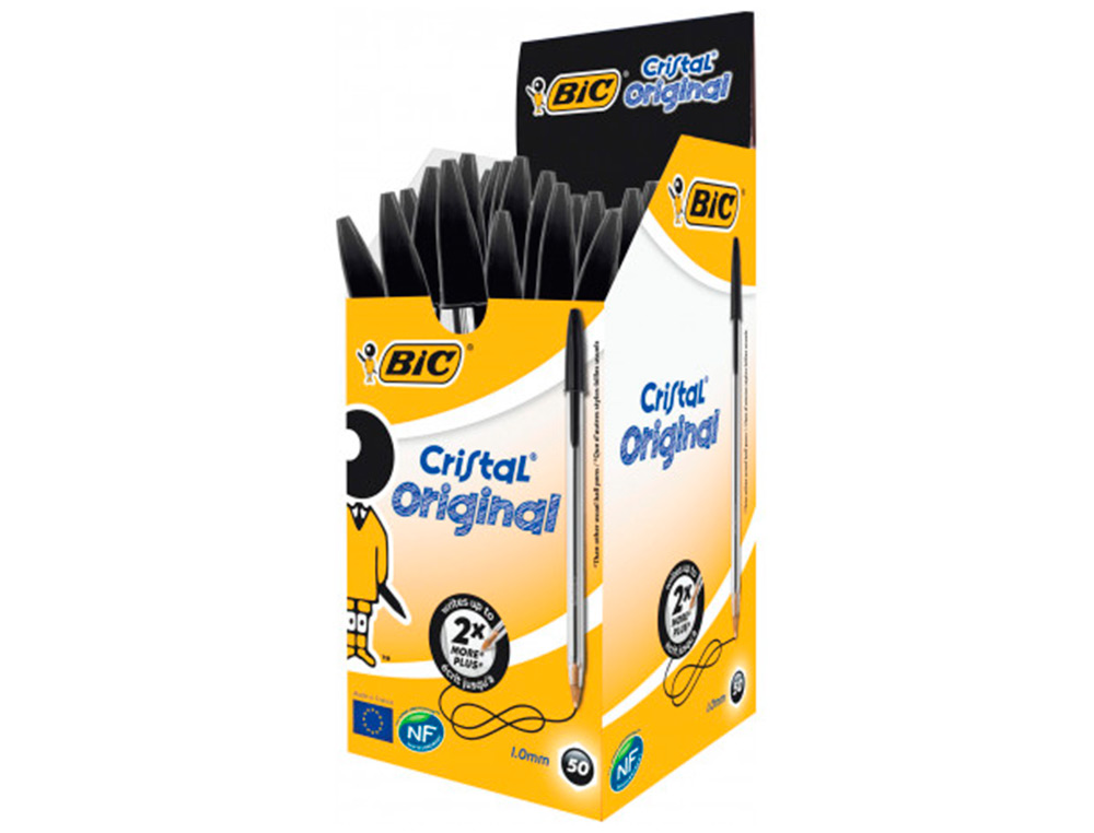 Esferografica BIC CRISTAL preta ( Imagem 5 de 6 ) - Preview