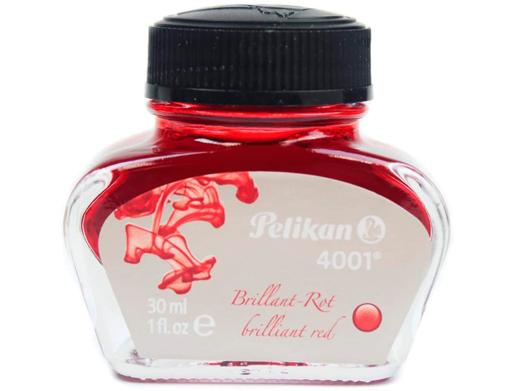 PELIKAN - TINTEIRO 4001 30ml VERM. - 301036 ( Imagem 2 de 2 ) - Preview