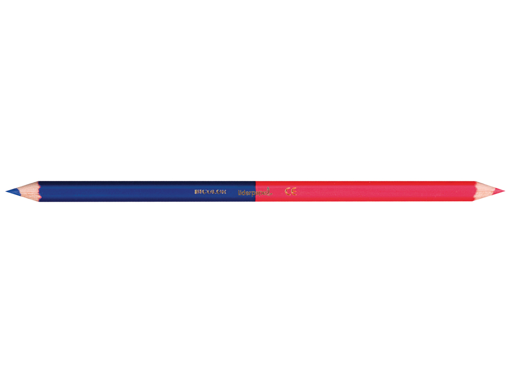 Lápis bicolor Liderpapel. Cor azul e vermelho. 12 unidades ( Imagem 4 de 6 ) - Preview