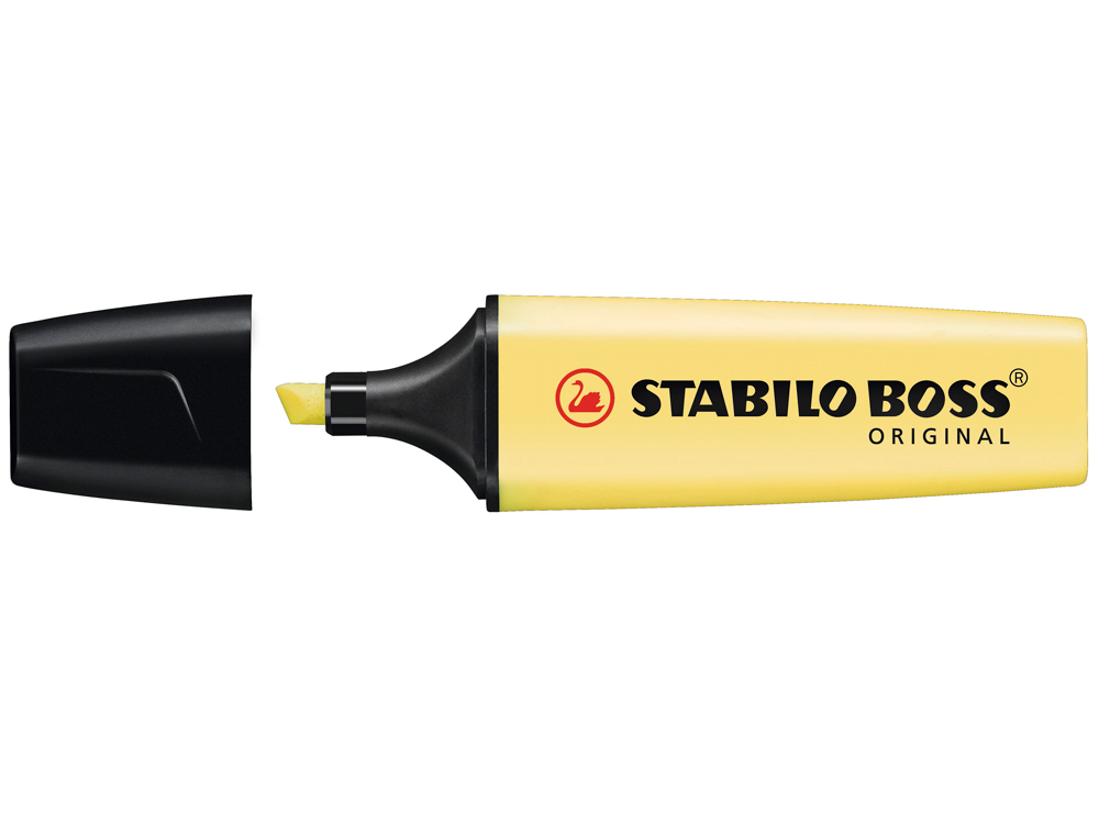 Marcador Stabilo Boss Pastel Fluorescente 70 - Amarelo Cremoso ( Imagem 2 de 7 ) - Preview