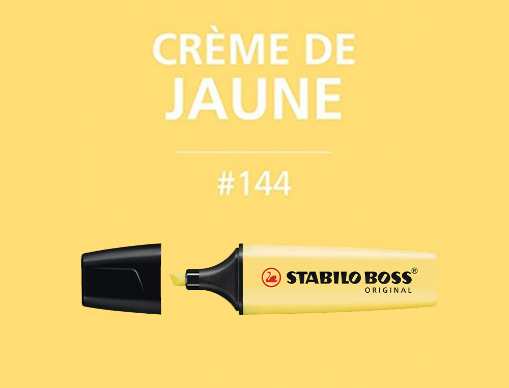 Marcador Stabilo Boss Pastel Fluorescente 70 - Amarelo Cremoso ( Imagem 5 de 7 ) - Preview