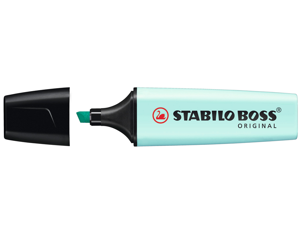 Marcador Stabilo Boss Pastel Fluorescente 70 - Toque de Turquesa ( Imagem 2 de 7 ) - Preview