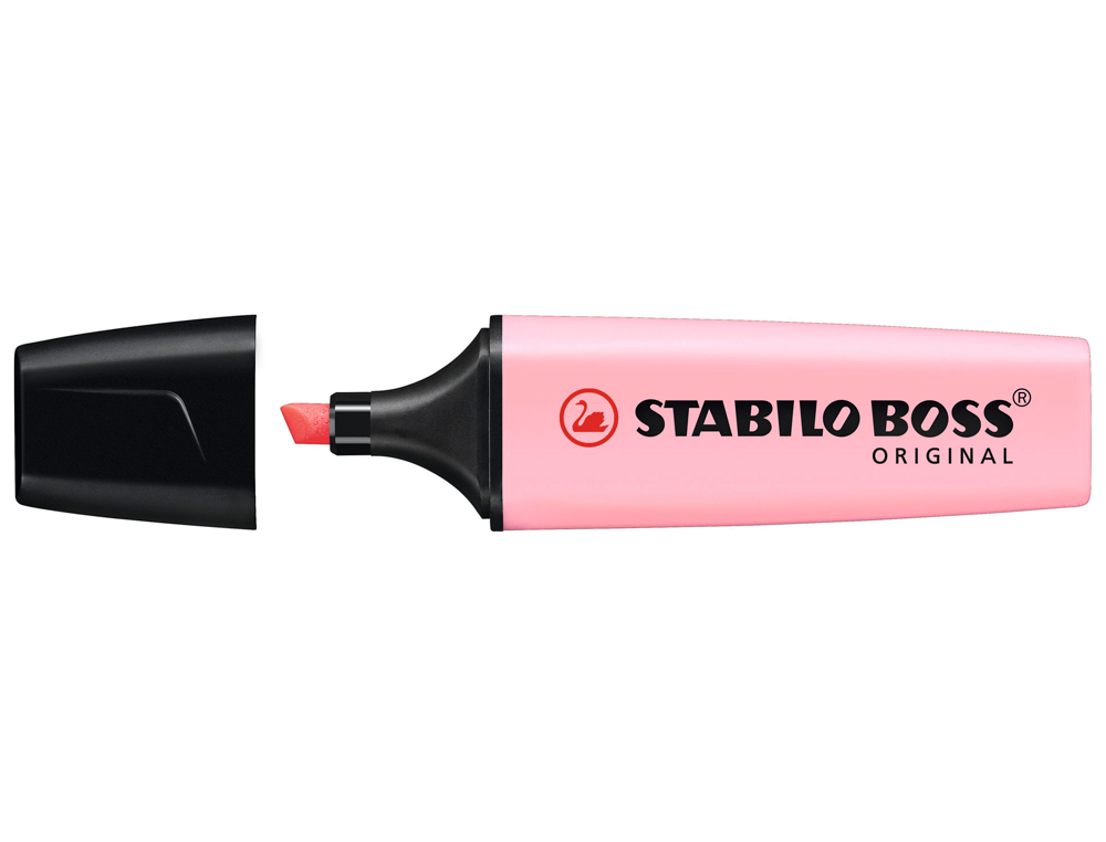 Marcador Stabilo Boss Pastel Fluorescente 70 - Rosa ( Imagem 2 de 7 ) - Preview