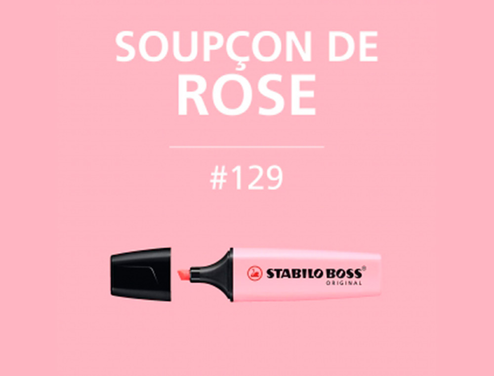 Marcador Stabilo Boss Pastel Fluorescente 70 - Rosa ( Imagem 5 de 7 ) - Preview