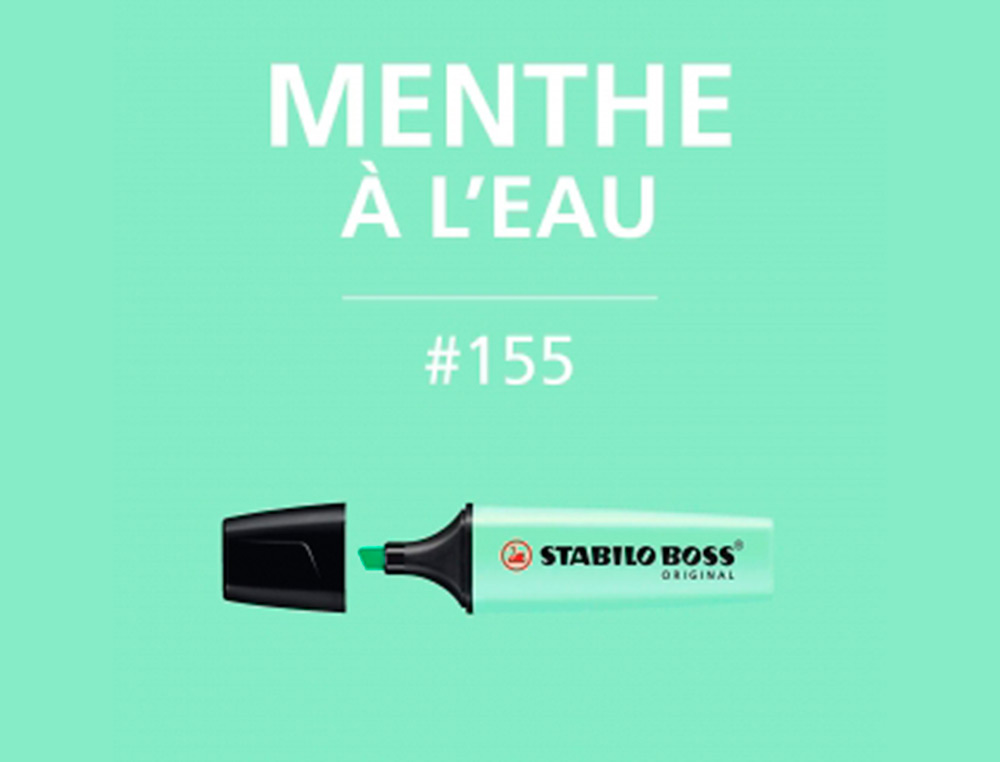 Marcador Stabilo Boss Pastel Fluorescente 70 - Menta ( Imagem 5 de 7 ) - Preview