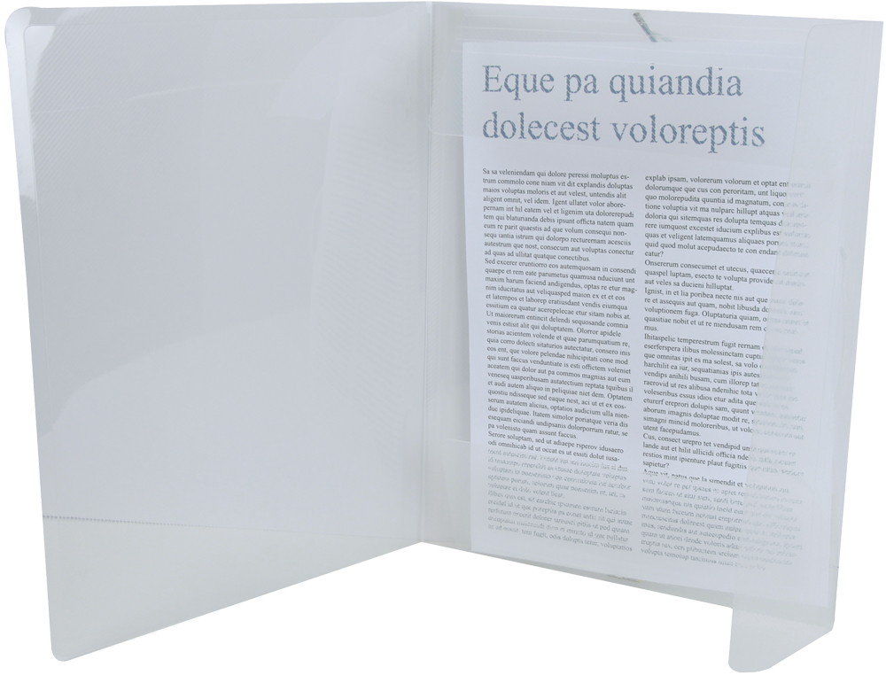 Pasta de elasticos polipropileno liderpapel din a4 transparente ( Imagem 3 de 10 ) - Preview