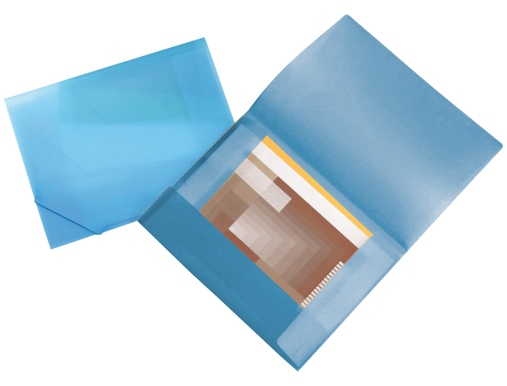LIDERPAPEL - PASTA A3 C/ELAST. AZUL - SS17 ( Imagem 2 de 2 ) - Preview
