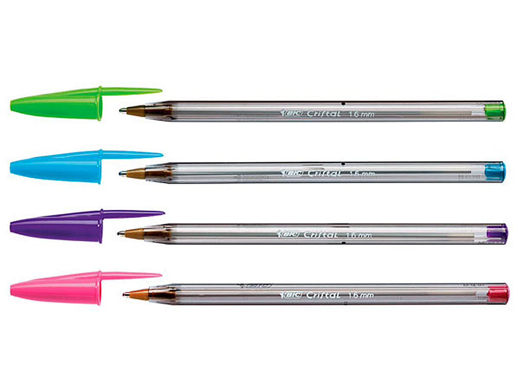 Esferográfica Bic Cristal Large Fashion - Caixas de 20 Unidades, Cores Sortidas ( Imagem 2 de 6 ) - Preview