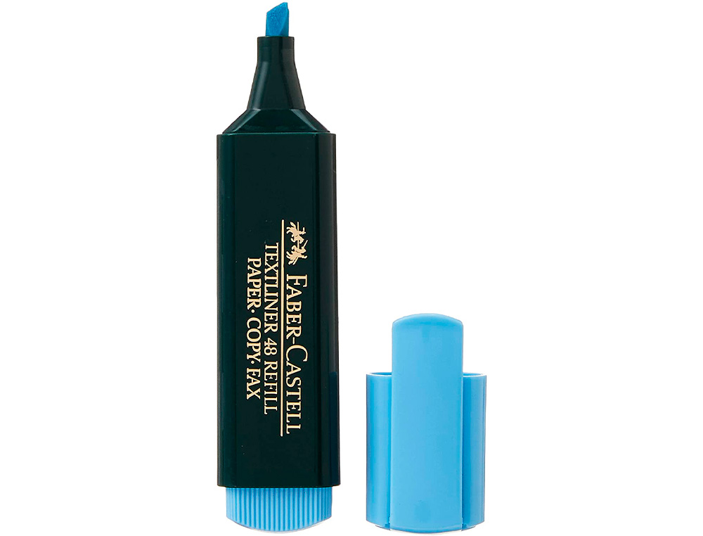 FABER-CASTELL - MARC. FLUOR. AZUL - 154851 ( Imagem 4 de 6 ) - Preview