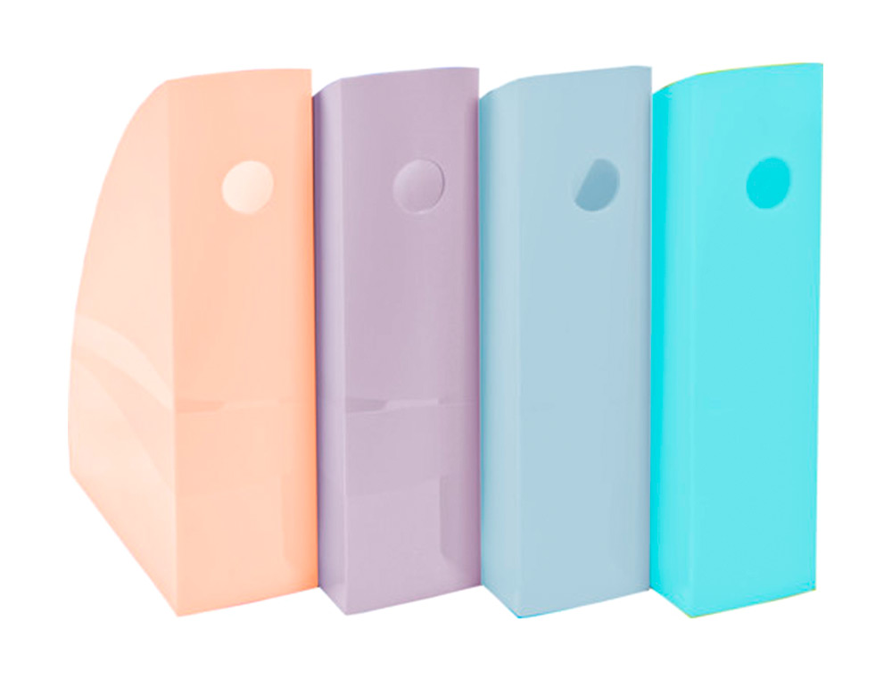 Porta revistas exacompta aquarel mag-cube set de 4 unidades cores pastel 266x328x305 mm ( Imagem 2 de 4 ) - Preview