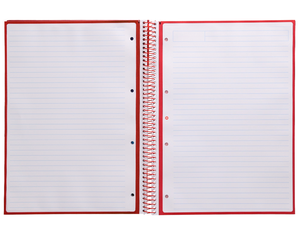 Caderno espiral liderpapel din a4 antartik capa forrada 80f 90 gr pautado 1 banda 4 furos cor framboesa ( Imagem 5 de 9 ) - Preview