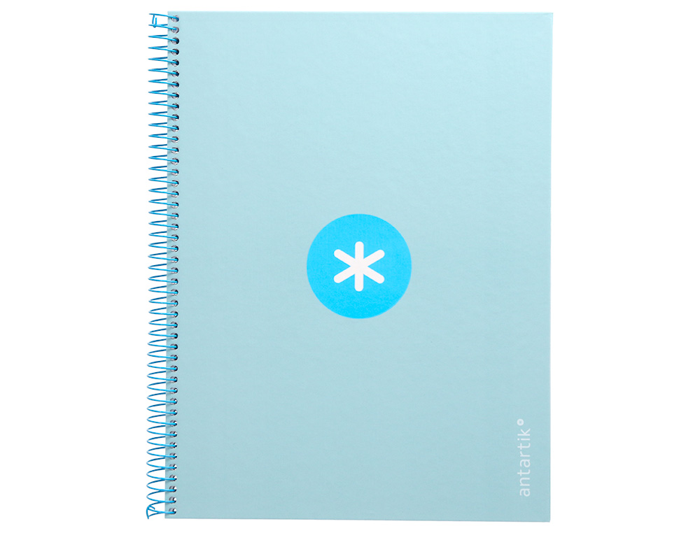 Caderno espiral liderpapel din a4 antartik capa forrada 80f 90 gr pautado 1 banda 4 furos cor celeste ( Imagem 2 de 9 ) - Preview
