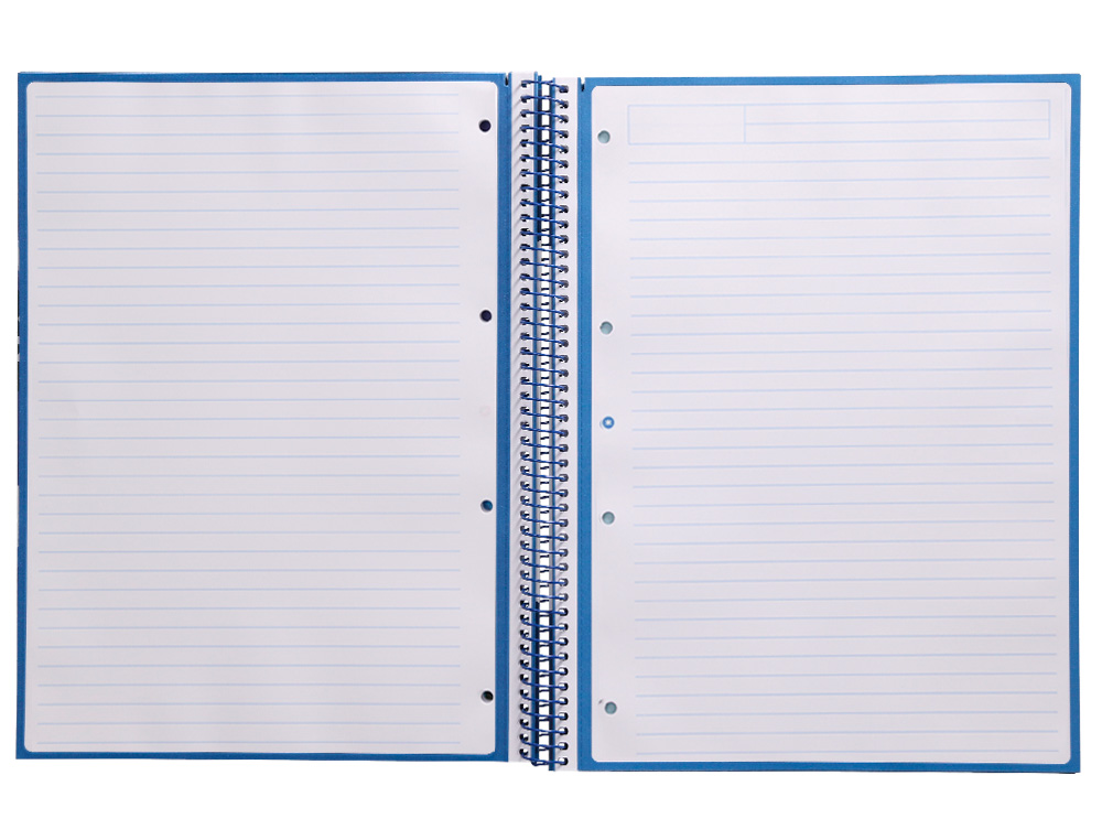 Caderno espiral liderpapel din a4 antartik capa forrada 80f 90 gr pautado 1 banda 4 furos cor azul escuro ( Imagem 5 de 9 ) - Preview