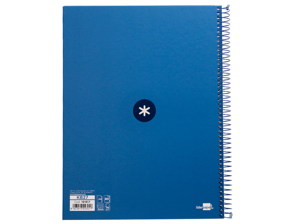 LIDERPAPEL - CAD. A4 ESP. ANTARTIK AZUL Q - KB27 ( Imagem 3 de 9 ) - Preview