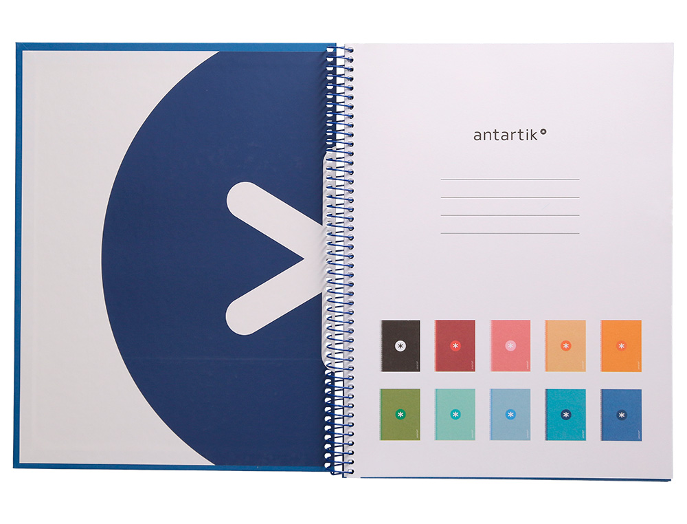 LIDERPAPEL - CAD. A4 ESP. ANTARTIK AZUL Q - KB27 ( Imagem 4 de 9 ) - Preview