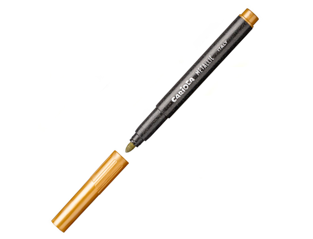 Marcador carioca metallic ponta maxi 6 mm caixa de 6 cores sortidas ( Imagem 5 de 7 ) - Preview