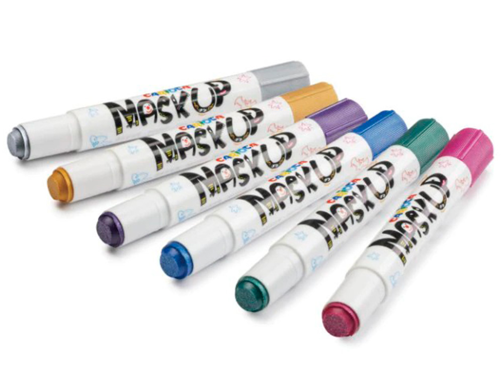 Barra de maquilhagem carioca mask up metallic caixa de 6 cores sortidas ( Imagem 4 de 5 ) - Preview