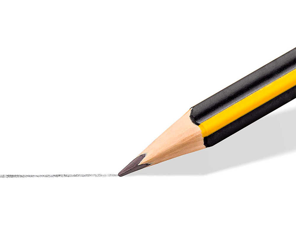 Lapis de grafite staedtler triplus slim triangular mina de 2mm ( Imagem 5 de 8 ) - Preview