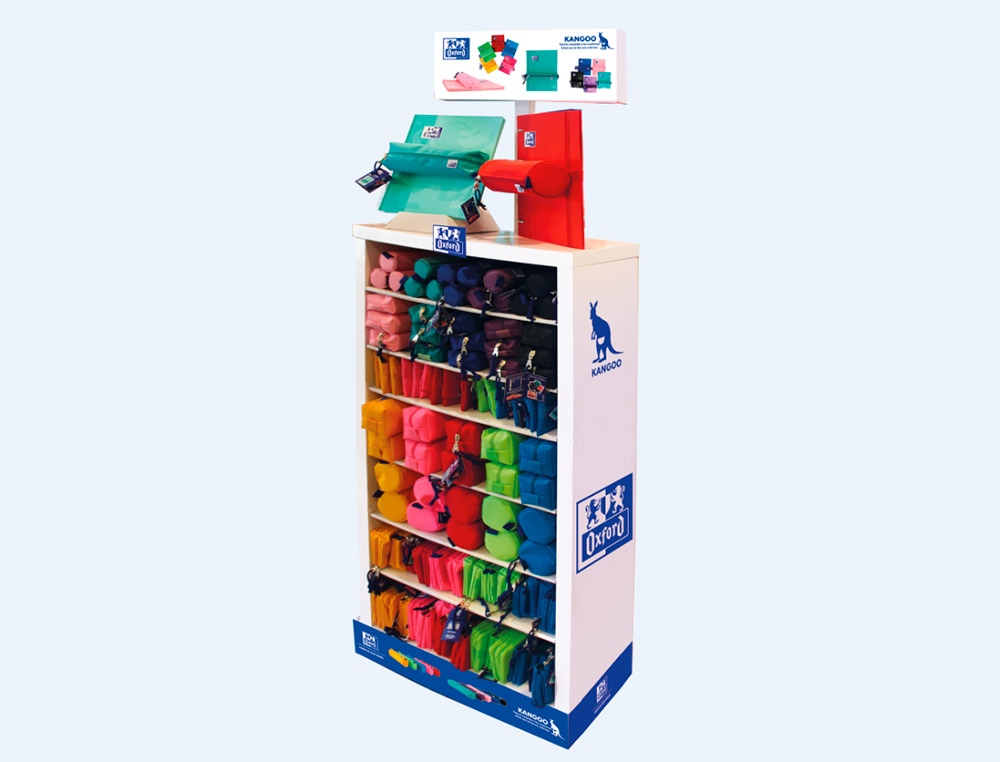 Estojo escolar oxford expositor de 105 unidades sortidas 1200x120x565 mm ( Imagem 3 de 3 ) - Preview
