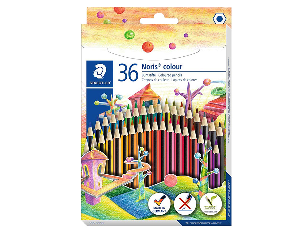 36 Lápis de Cor Staedtler Noris - 185 CD36 ( Imagem 2 de 2 ) - Preview