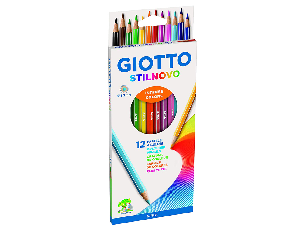 Lápis de cor Giotto - Stilnovo. 12 unidades ( Imagem 4 de 4 ) - Preview