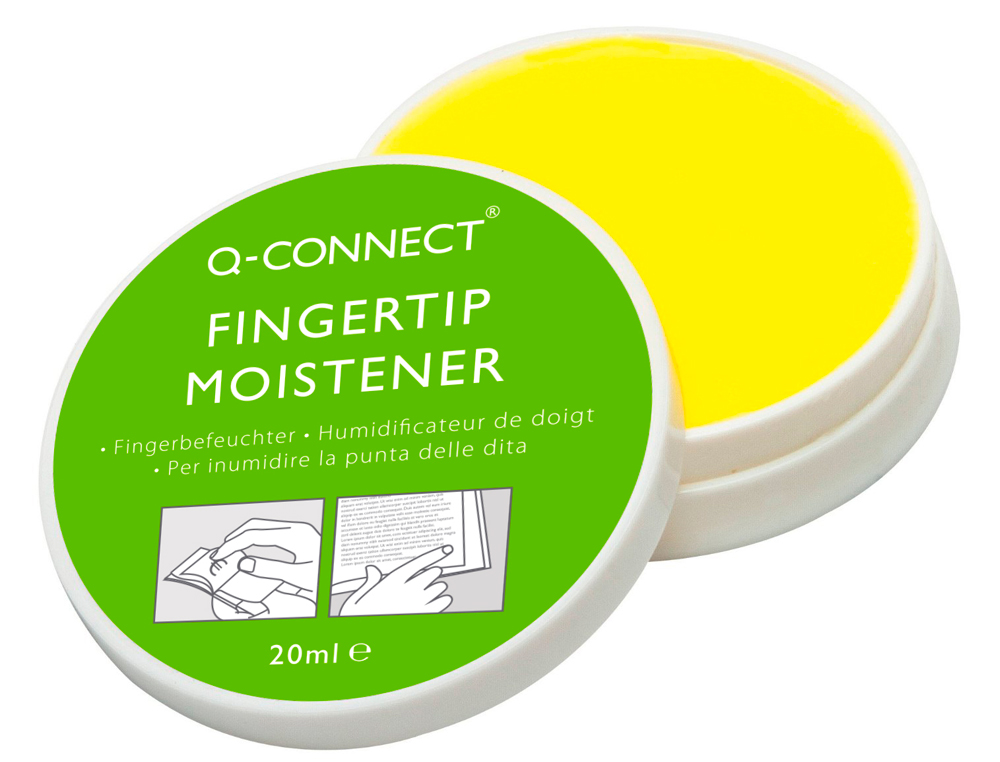 Humidificador q-connect para passar pag e contar bilhetes pack de 20 ml ( Imagem 2 de 6 ) - Preview