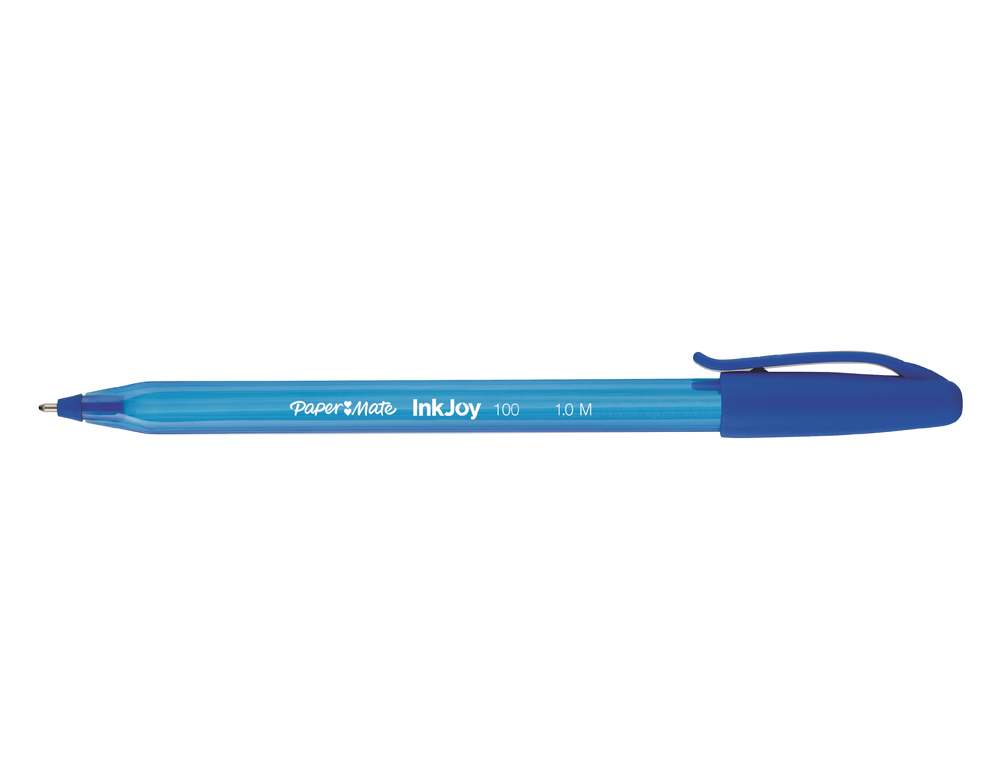 Esferografica paper mate inkjoy 100 ponta media trazo 1 mm azul ( Imagem 2 de 10 ) - Preview