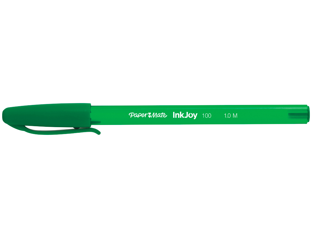 Esferográfica Paper Mate Inkjoy 100 Ponta média Traço 1 mm Verde ( Imagem 3 de 8 ) - Preview