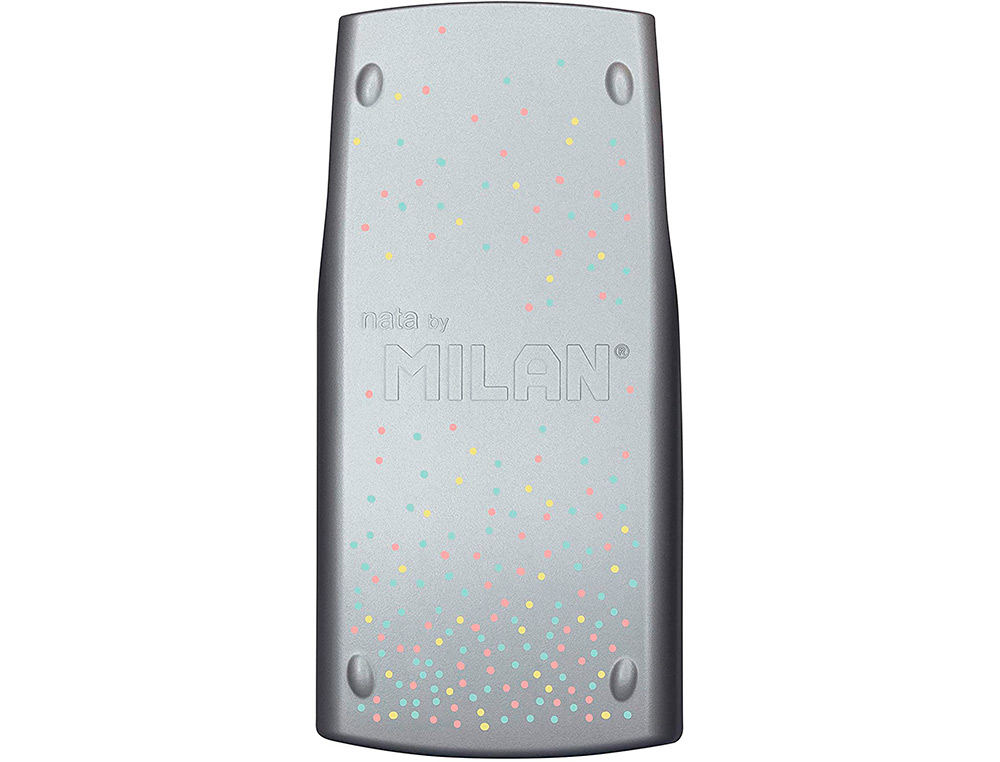 Calculadora Milan Cientifíca m240 Silver 2 Linhas 240 Funcões 10+2 Digitos Cor Verde Turquesa com Tampa Cor Prata ( Imagem 3 de 6 ) - Preview