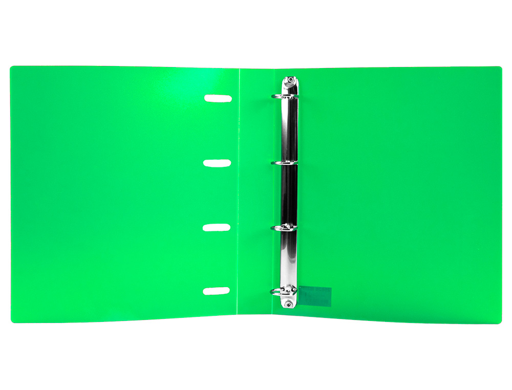 Capa com recarga liderpapel a4 quadricula 5mm 100 folhas 80g polipropileno 4 aneis 25mm verde ( Imagem 5 de 8 ) - Preview