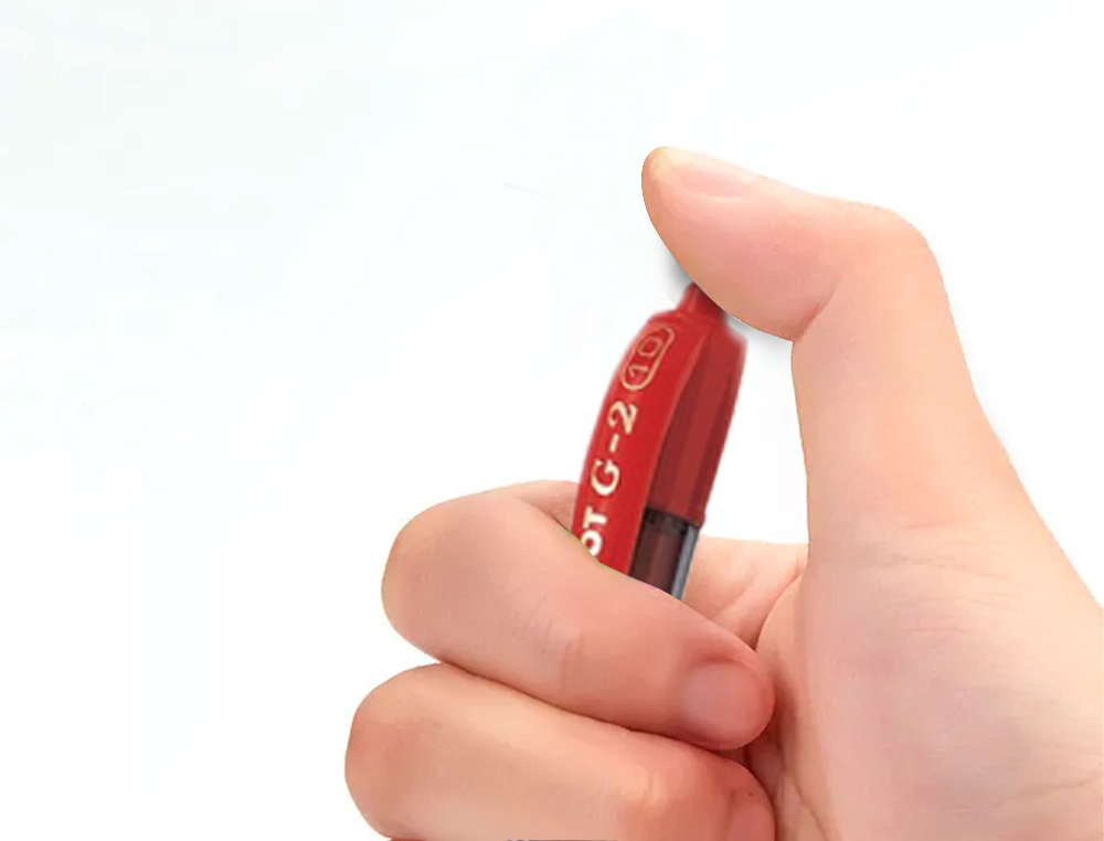 Esferografica pilot g-2 vermelho tinta gel retratil apoio em borracha em blister ( Imagem 5 de 8 ) - Preview