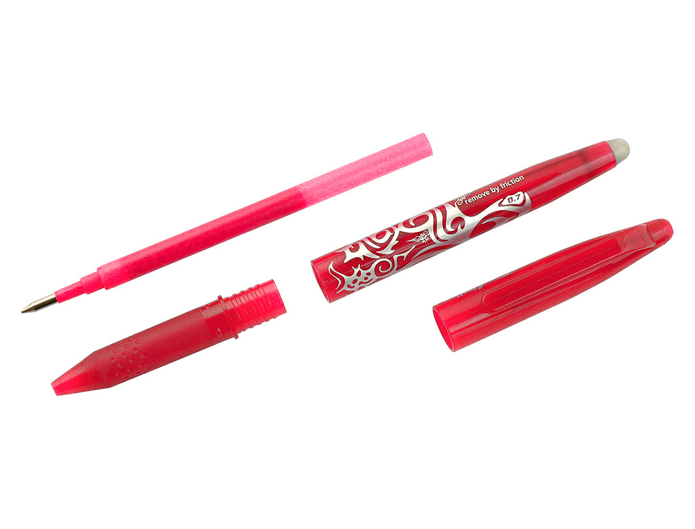 Esferografica pilot frixion ball apagavel 0,7 mm ponta media vermelho em blister ( Imagem 3 de 8 ) - Preview