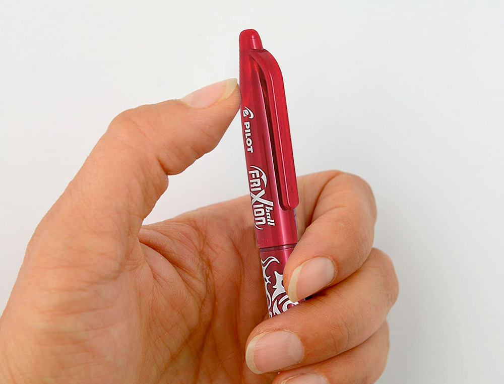 Esferografica pilot frixion ball apagavel 0,7 mm ponta media vermelho em blister ( Imagem 5 de 8 ) - Preview